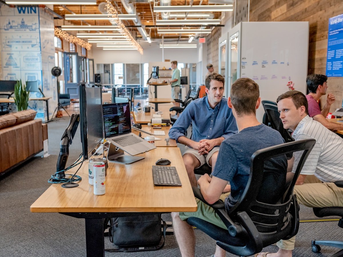Creative professional reviewing project earnings
